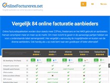 Tablet Screenshot of onlinefactureren.net